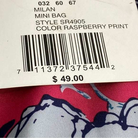 Sienna Ricchi Small Crossbody Top Zipper Closure Purse Color Raspberry P… - Picture 11 of 11